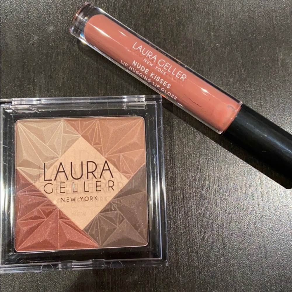Laura Geller Eyeshadow Palette & Lip Gloss